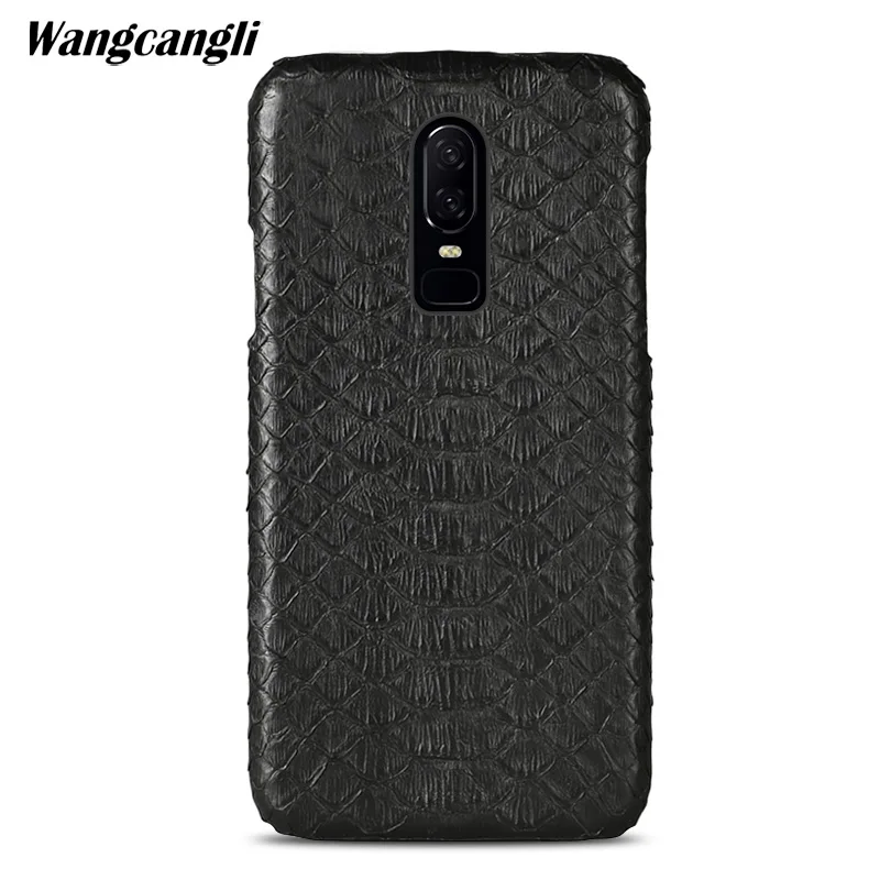 Leather python skin cover back cover for For Oneplus 9 case python skin high-end custom phone case For Oneplus 3t A3010 5 5t