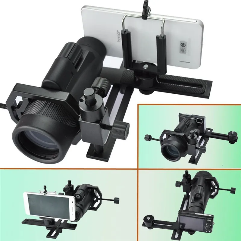 Полностью металлический адаптер для камеры смартфона телескоп бинокулярного