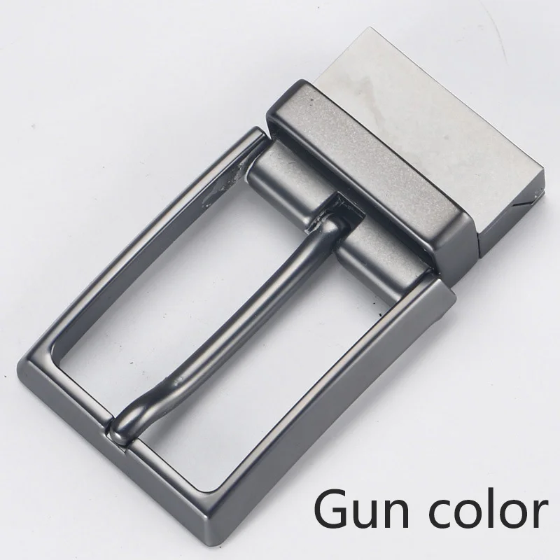 Gun color Meetee Мужской Сплав пряжка вращающийся хвост Зажим для 33 мм ремень DIY кожаный Бизнес Повседневная одежда Декор Аксессуары BD362 - Цвет: Gun color