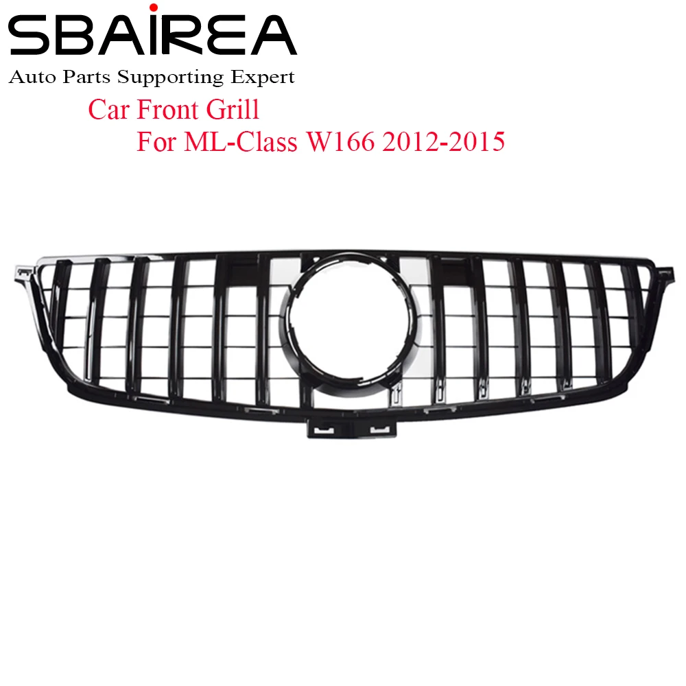 

Передняя решетка SBAIREA для Mercedes Benz W166 GTR, решетка класса ML AMG Racing ML300 ML320 ML350 ml400 ML450 2012-2015