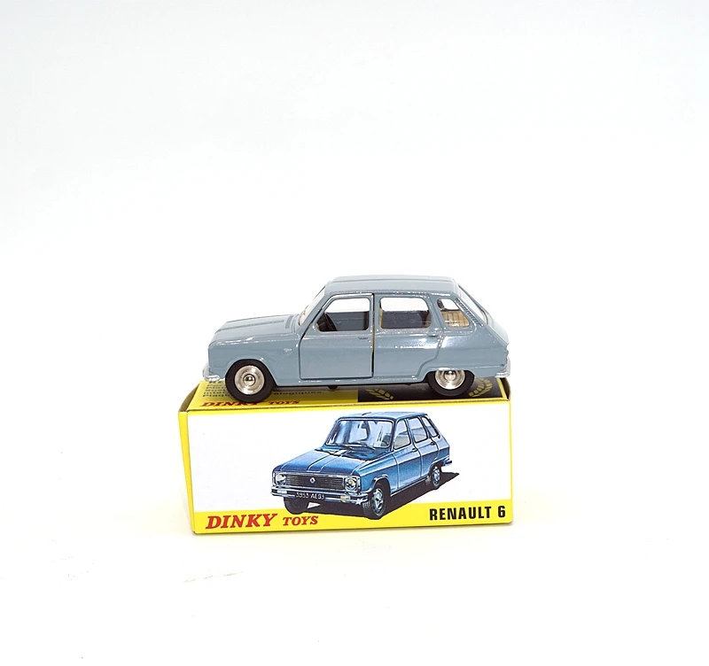 

Dinky Toys Atlas 1453 1/43 RENAULT 6 Hot Alloy Diecast Car Model Collection Toys for Children Adult Wheels