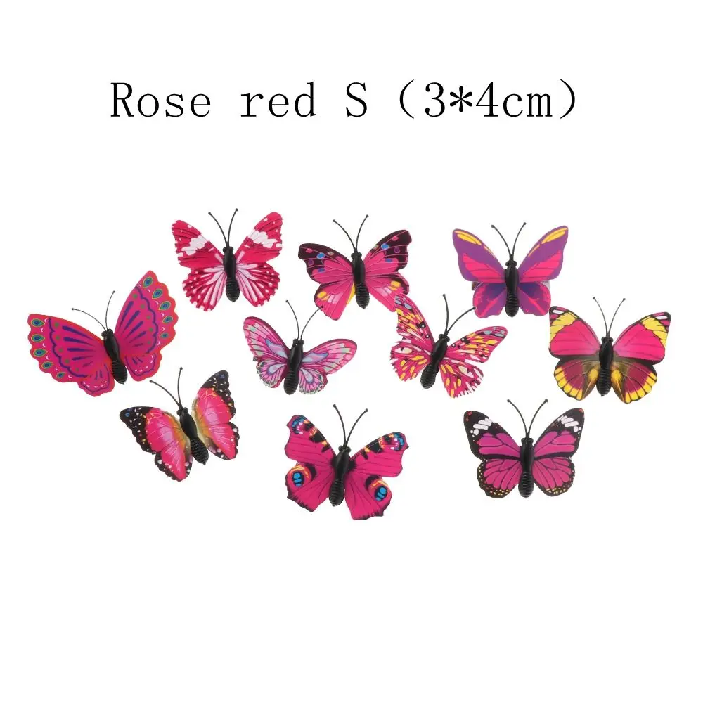 Rose Red S 5 шт./компл. модные женские туфли с бабочкой для девочек Заколки для волос Свадебные Заколки вечерние шпильки для невесты фотографии заколки для волос группа - Цвет: Rose Red S