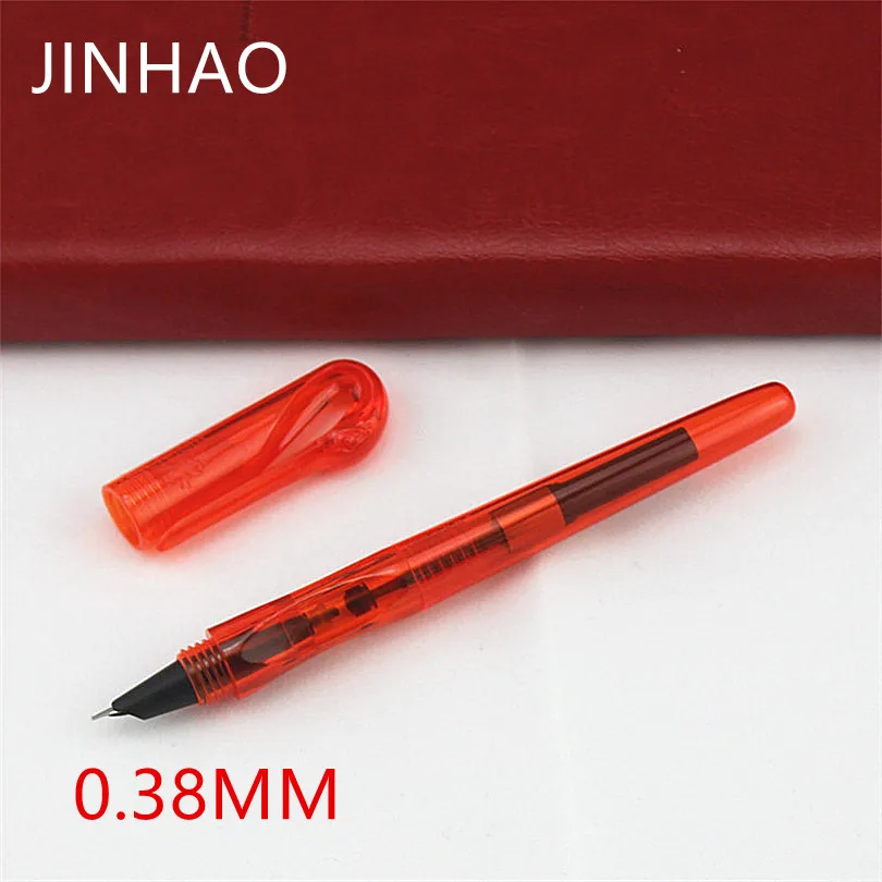 

Jinhao Swan's Transparent Fountain Pen 0.38mm High Quality Writing Calligraphy Pen luxury ink Suit for School Office supplie