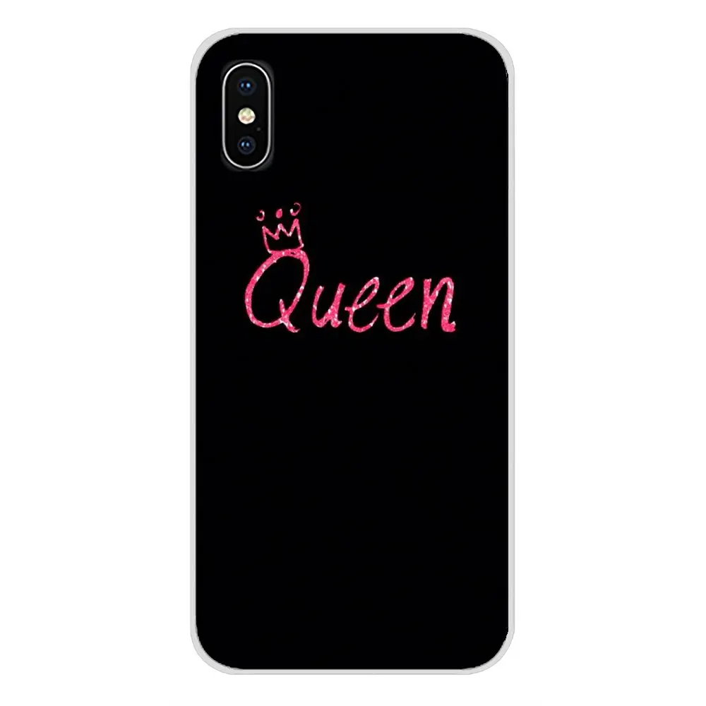 Силиконовый чехол для телефона Xiaomi Redmi 4A S2 Note 3 3S 4 4X5 Plus 6 7 6A Pro Pocophone F1 Princess Crown
