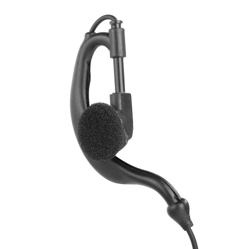 Портативный Зажим для наушников для Motorola Радио Walkie Talkie T80 T80EX G shape Soft Ham радио наушники с микрофоном гарнитура