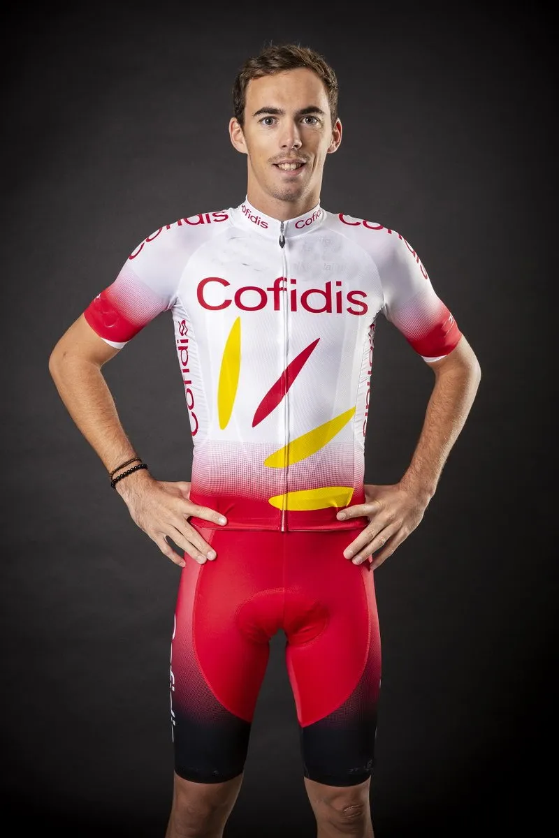 2019 COFIDIS PRO TEAM Мужская велосипедная Джерси с коротким рукавом одежда нагрудником