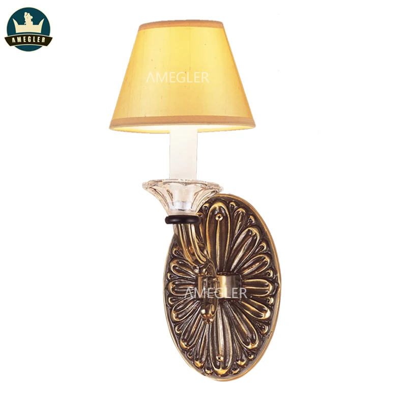 Mgl полный меди зал Вилла бра Европейский настенный светильник из первоклассной