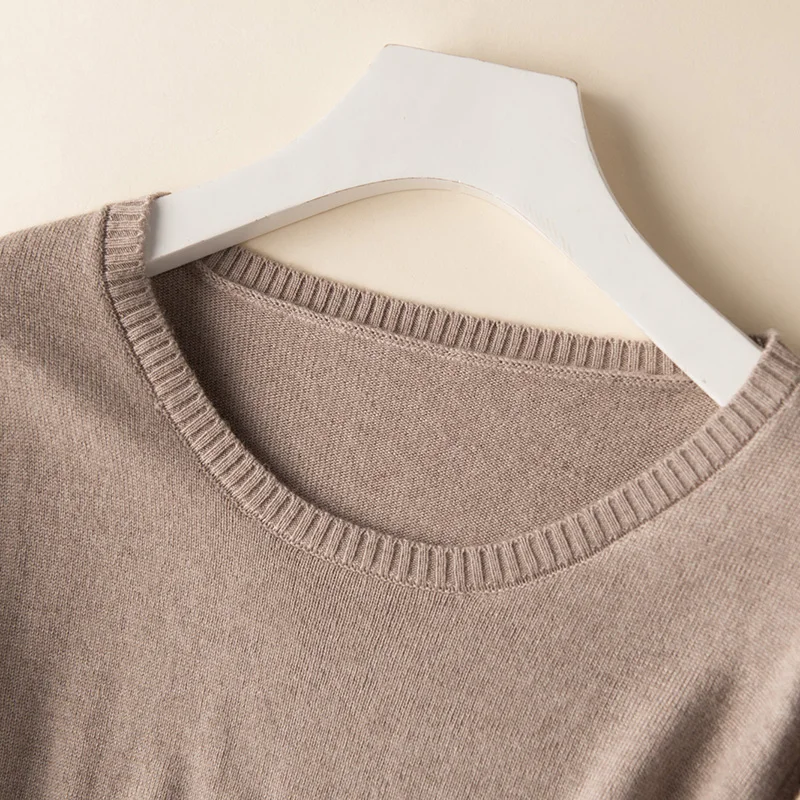 Cashmere cotton Blended Knitted Pullover Sweaters 2021 spring autumn basic warm jumper pull femme hiver Women Sweater | Женская одежда