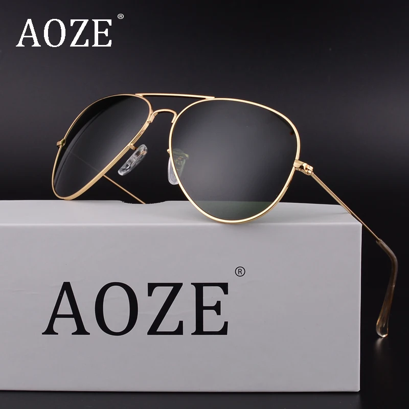 Солнцезащитные очки AOZE поляризационные для мужчин и женщин зеркальные