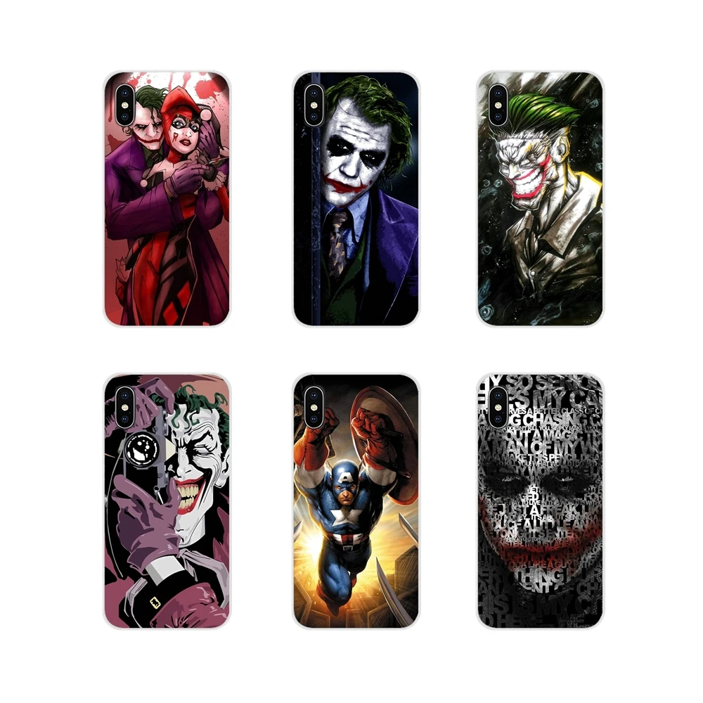Черные прозрачные мягкие чехлы для Xiaomi Redmi 4A S2 Note 3 3S 4 4X 5 Plus 6 7 6A Pro Pocophone F1 Joker Batman The