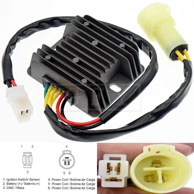 

For HONDA TRX300FW FOURTRAX 300 4X4 1988 1989 1990 1991 1992 TRX300 1988-1992 ATV Motorcycle Voltage Regulator Rectifier 12V