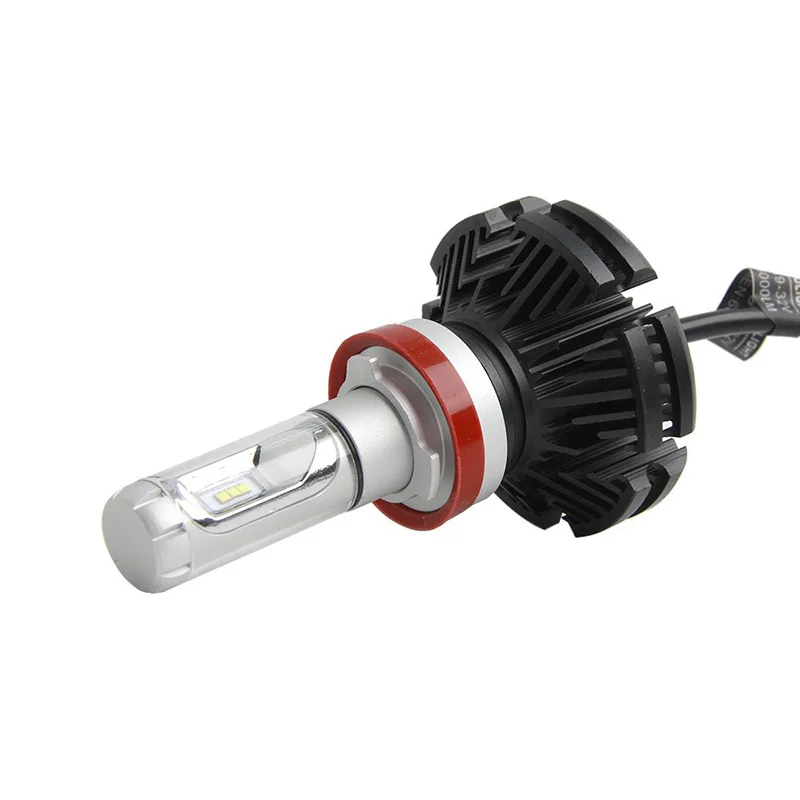 DS 2 шт./лот светодиодный фары ламп Conversion Kit H1 H11 HB3 9005 9006 освещение 50W 6000LM Авто X3 ZES H4 3000 K/6500 K/8000 K