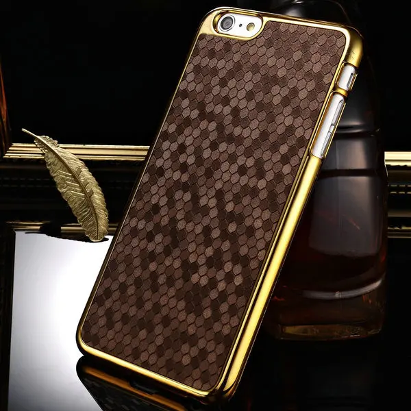 Роскошный Жесткий Чехол для iPhone 6 Plus 5 дюймовый ретро чехол из искусственной кожи