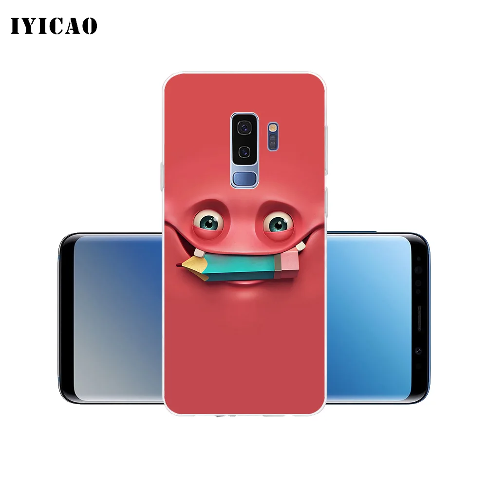 IYICAO милый 3D Мягкий силиконовый чехол для телефона Samsung Galaxy S10e S10 S9 S8 Plus S7 Edge TPU |
