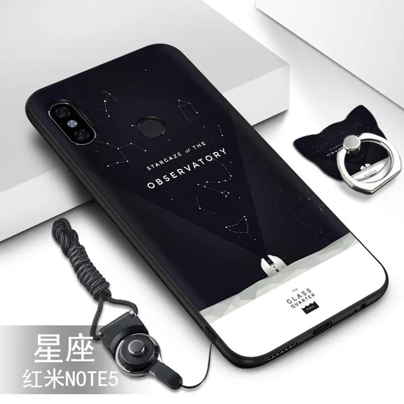 Чехол для Xiaomi Redmi Note 5. Роскошный тонкий мягкий силиконовый чехол из ТПУ с функцией