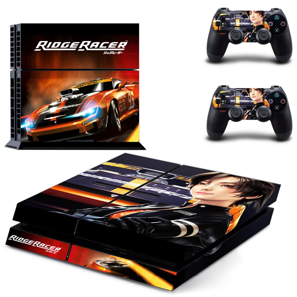 Ridge Racer автомобиль PS4 переводная картинка наклейка для Sony PlayStation 4 консоли и 2