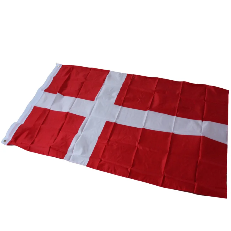 1Pcs Denmark Flag 150x90cm Custom Banner National flags Hanging Indoor Outdoor FLAG Country F2832 | Дом и сад