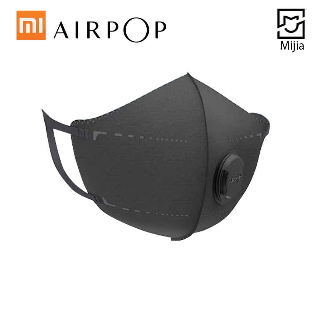 2 шт./лот, Xiaomi Mask Mijia Airpop, портативная, PM2.5, анти-Дымчатая маска, регулируемая, для ушей, удобная, для Xiomi Masks, умный дом