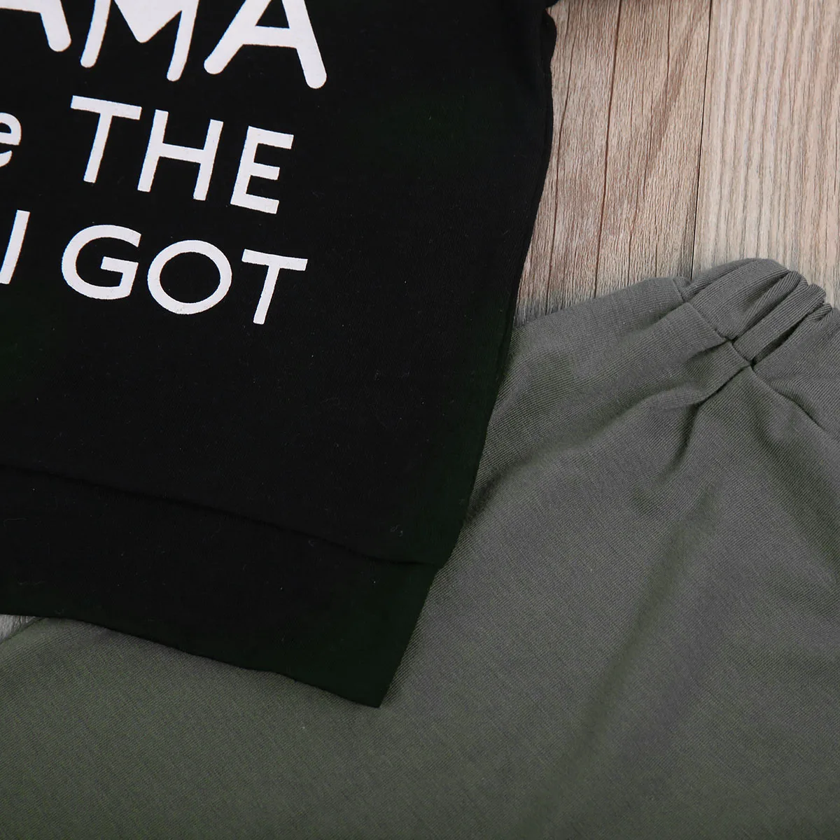 Одежда для новорожденных мальчиков футболка с короткими рукавами топ + длинные