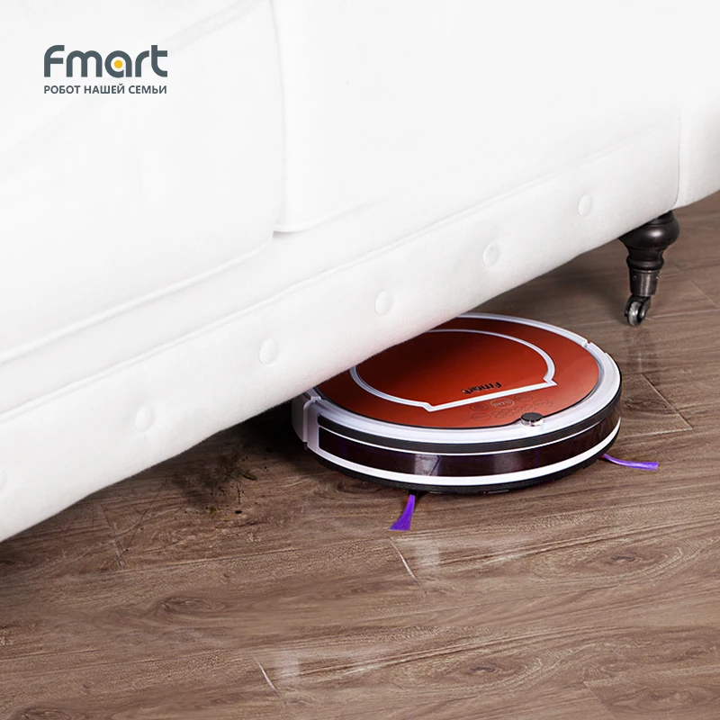 Робот Пылесос для Дома Бренд Fmart YZ Q1 С функцией Сухой и Влажной Уборки Четыре