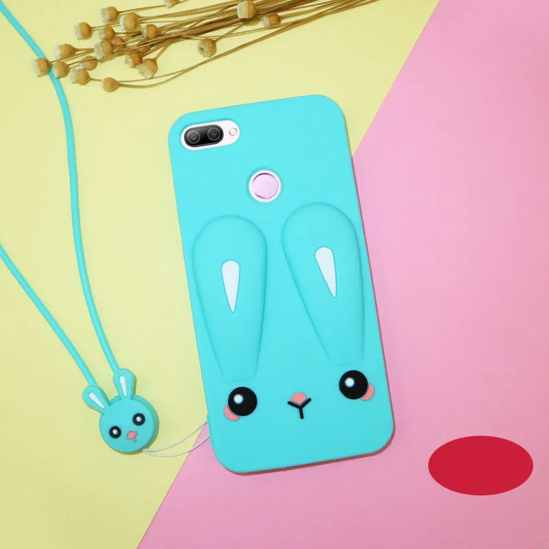 Очаровательный чехол для Xiaomi Redmi Note 5 Plus 3s 3 5A 4A 4X 6A с милым тисненым Кроликом, задняя крышка с силиконовым ремешком, чехол для телефона Fundas