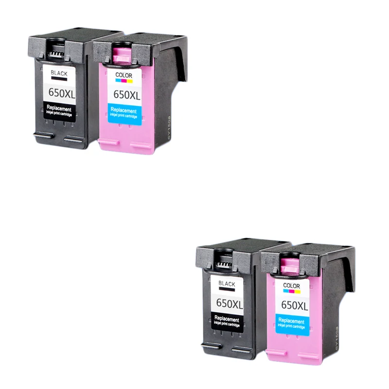 LuoCai Compatible ink cartridge For HP650 For HP 650 XL Deskjet Ink Advantage 1015 1515 2515 2545 2645 3515 3545 4515 4645 650xl