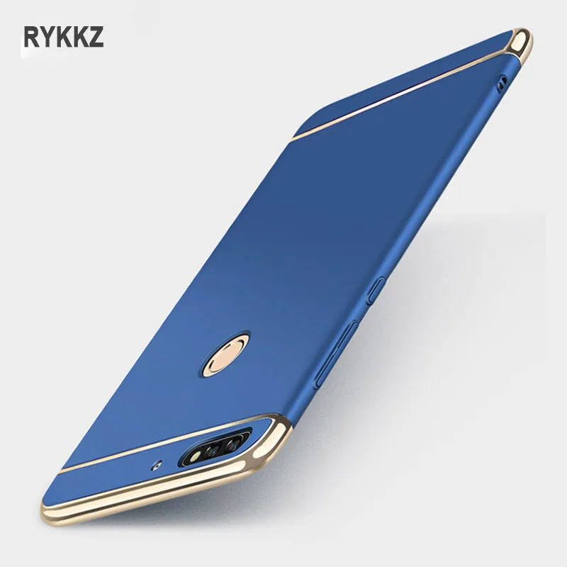 Case On Honor 7a Pro Luxury Matte Hard 360 Protection For Coque Huawei Honor7a 7 a Removable 3 in 1 Y6 2018 Back Cover | Мобильные