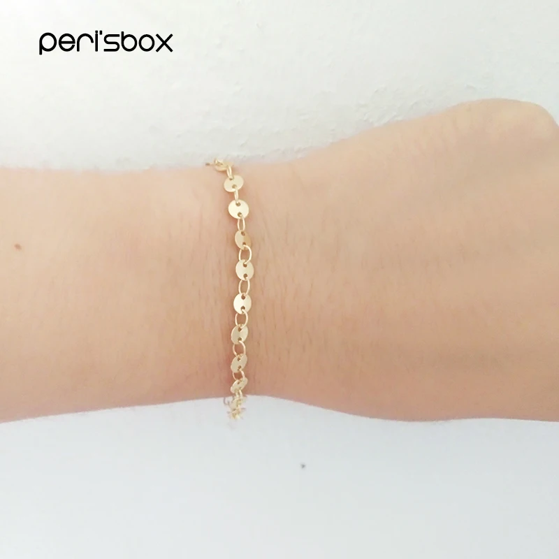Peri'sBox минималистичное Золотое серебряное покрытие маленькая искусственная