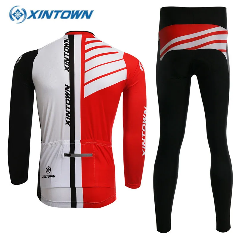 XINTOWN Зима Тепловой Велоспорт Джерси С Длинным Рукавом Мужчины Ropa Ciclismo Майо/Pro Team Mtb