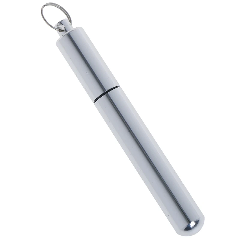 Новый 1 шт. алюминиевый водонепроницаемый чехол для таблеток бутылка мини