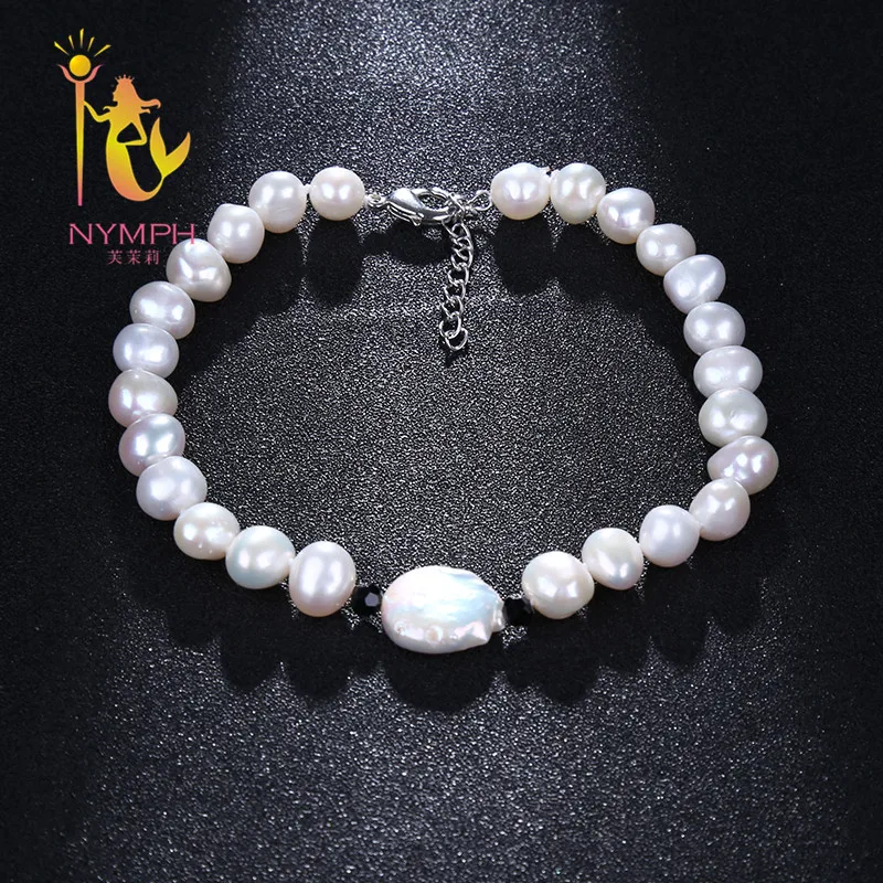 [NYMPH] стиль барокко Искусственный пресноводный жемчуг ювелирные изделия Модные