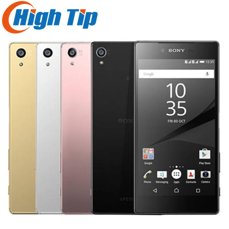Разблокированный оригинальный Sony Xperia Z5 Премиум E6853 3 ГБ ОЗУ 32 5 &quotIPS 23MPGSM 4 аппарат