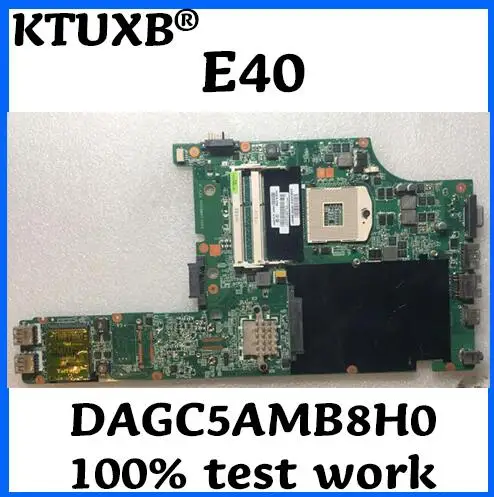 KTUXB DAGC5AMB8H0 for Lenovo Thinkpad E40 notebook computer motherboard 04w3600 63Y2130 63Y1596 PGA989 HM55 100% test work | Компьютеры и