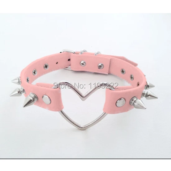 100% ювелирные изделия ручной работы в стиле Харадзюку чокер с большим сердцем