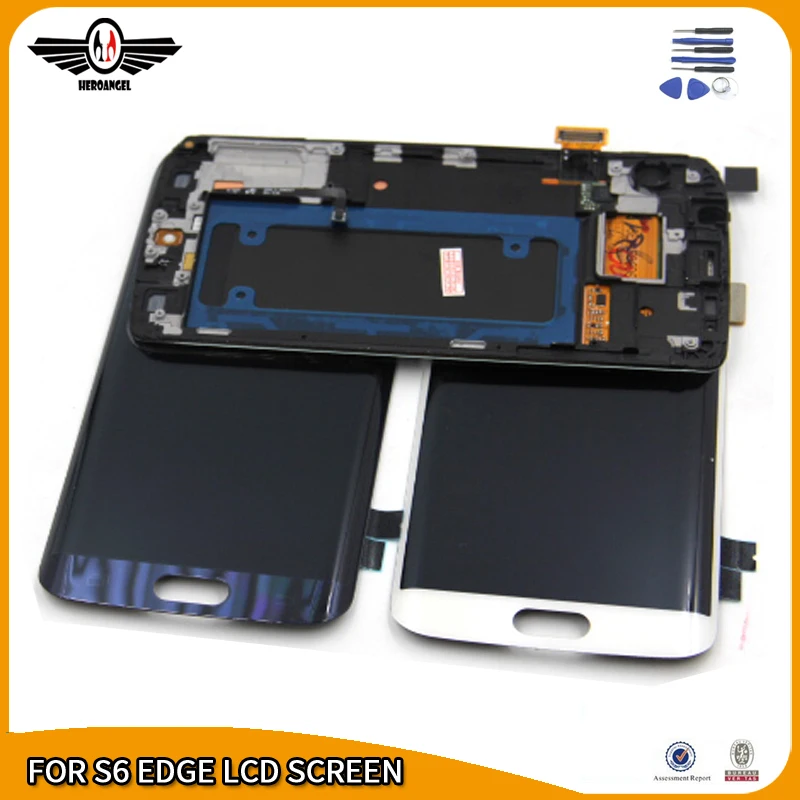 Высокое качество для Samsung Galaxy S6 Edge ЖК дисплей с сенсорным экраном дигитайзер в