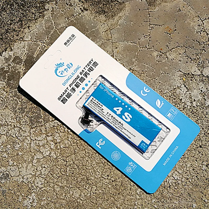Новинка 2019 DLL 1720mAh Замена батареи для iphone 4S 4GS iphone4s +|battery for 4s|battery forbattery 4s |