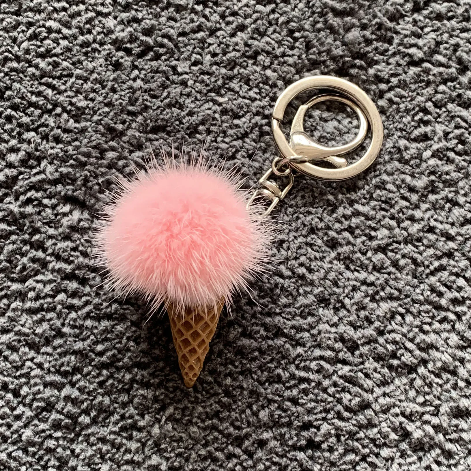 Совершенно новый кошелек для смарт ключа из натурального меха Сумка с монстрами