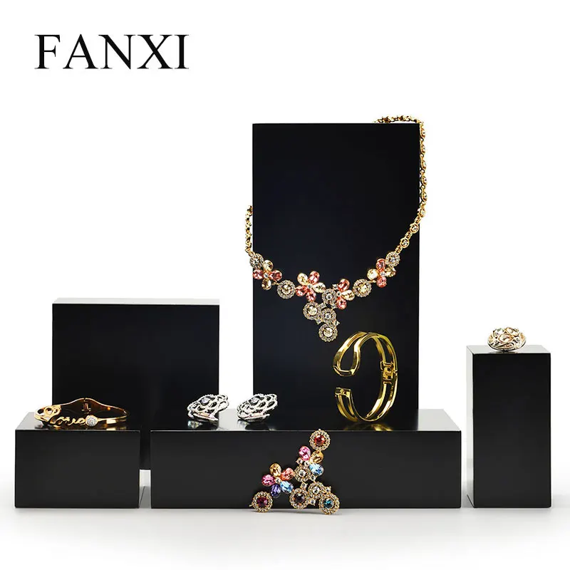 Новые поступления от FANXI черный демонстрационный стол для ювелирных изделий