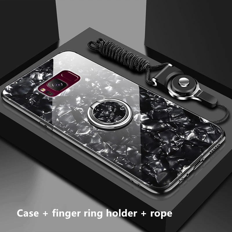 Для samsung Galaxy S8 S9 S10 Plus Note 8 9 мраморный узор чехол из закаленного стекла для телефона для samsung Galaxy S10e S10 Lite чехол Funda