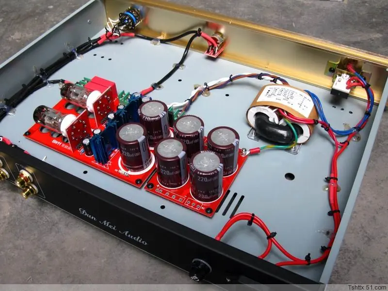 Трубчатый предусилитель HiFi 6N11 с 4 входным преобразователем цепи SRPP|Усилители