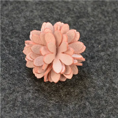 Brooch M4 BoYuTe 5 шт. хорошее качество микрофибра кожа цветок брошь булавки мужской костюм рубашка брошь аксессуары - Окраска металла: Brooch M4