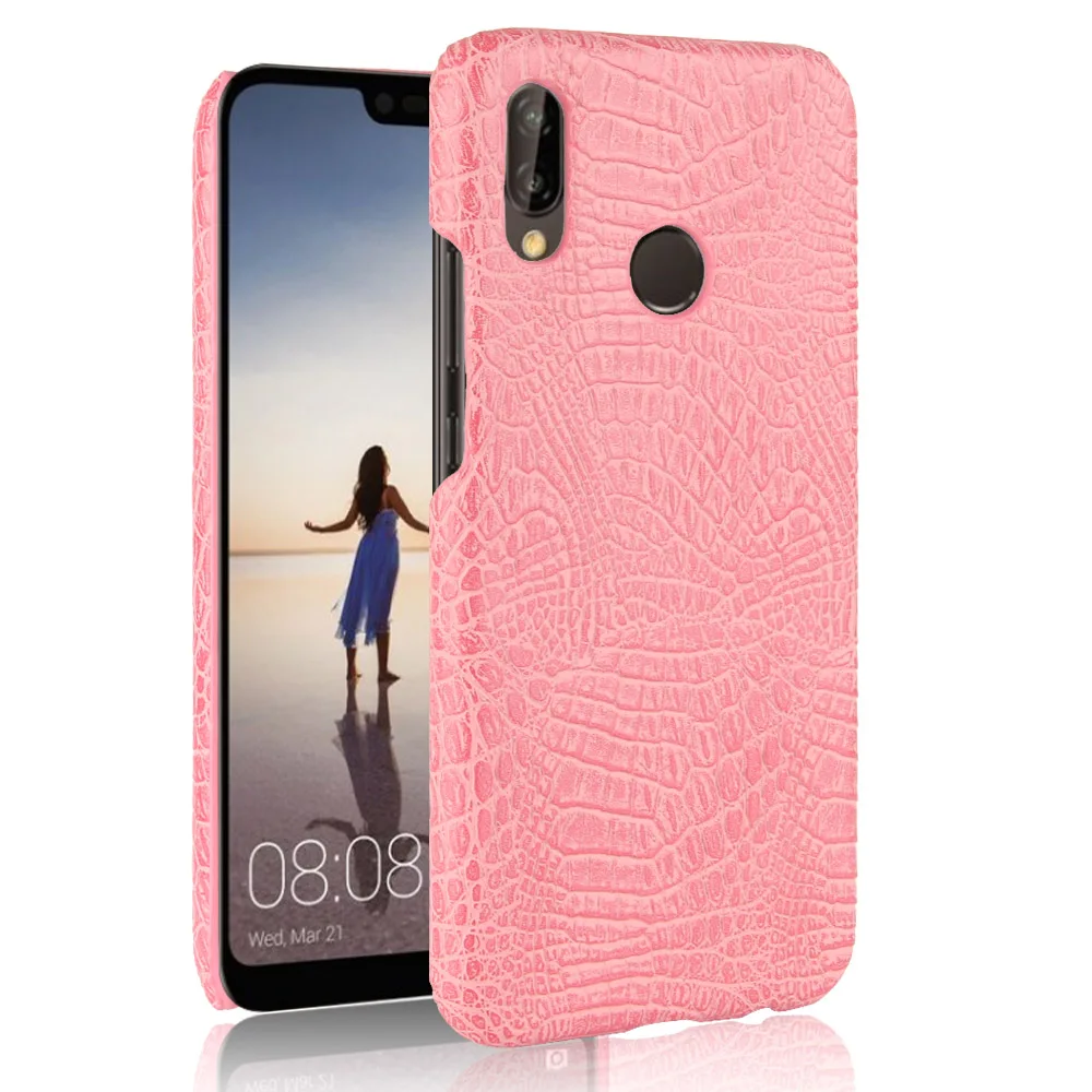 Чехол из крокодиловой кожи для Huawei P20 Lite Pro тонкий чехол-накладка Y9 Y7 Prime Y6 2018 Nova 2 Plus