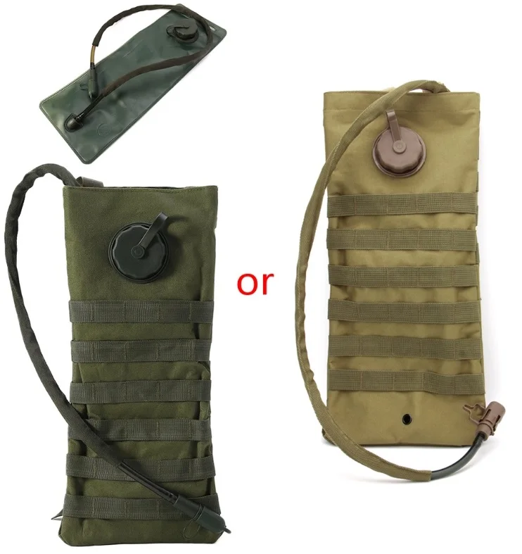 Army Green 2.5L Molle военный гидратационный рюкзак для велоспорта, туризма, кемпинга, верховой езды, сумка для воды - Цвет: Army Green
