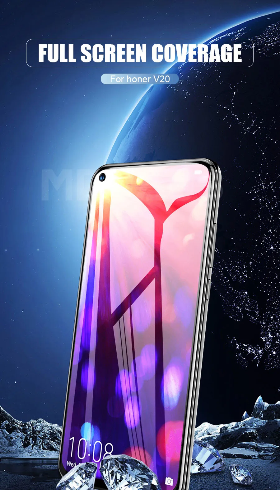 9D Защитное стекло для экрана huawei Honor 8X 8C 8A 9i 10i 20i V20 V10 V9 Play Note 10 Magic 2 закаленное защитное стекло пленка