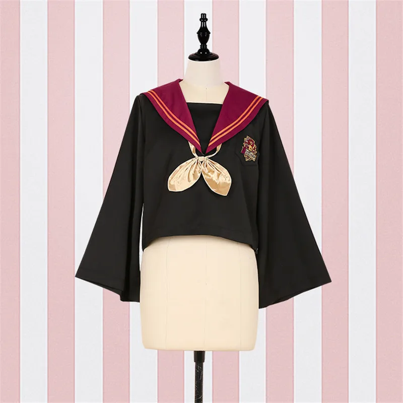 Movie &amp TV Spring and Autumn Long Sleeves Harry Porter Hogwarts School of Witchcraft Wizardry Uniform Women Wizard Sets | Тематическая