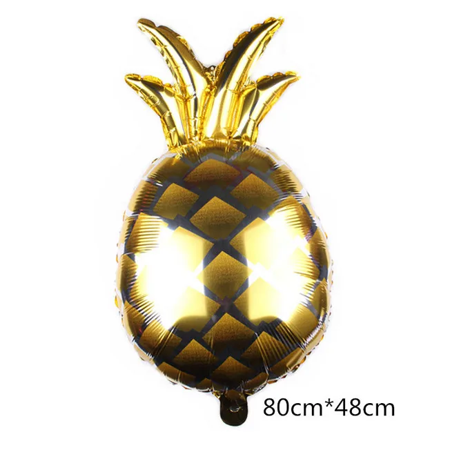 pineapple Воздушные шары из фольги в форме кактуса, вечерние украшения, декоративный шар в виде Пустыни на день рождения, Свадебные Летние вечерние принадлежности в мексиканском стиле на день рождения - Цвет: pineapple
