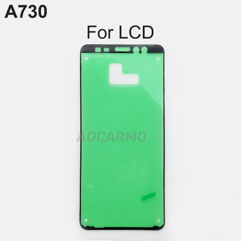 ЖК-дисплей Aocarmo клейкая задняя крышка аккумулятора лента для Samsung Galaxy A730 A8 Plus 2018