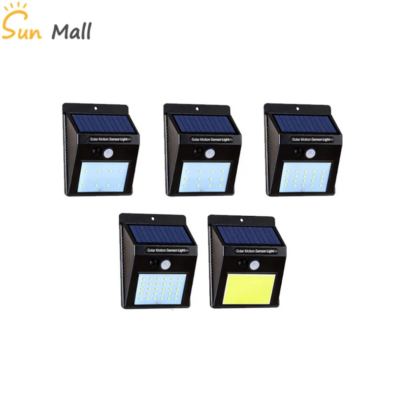 8/12/20/25/30LED 48COB светильник аемая солнечная панель с пассивным ИК датчиком движения/солнечная панель, лампа