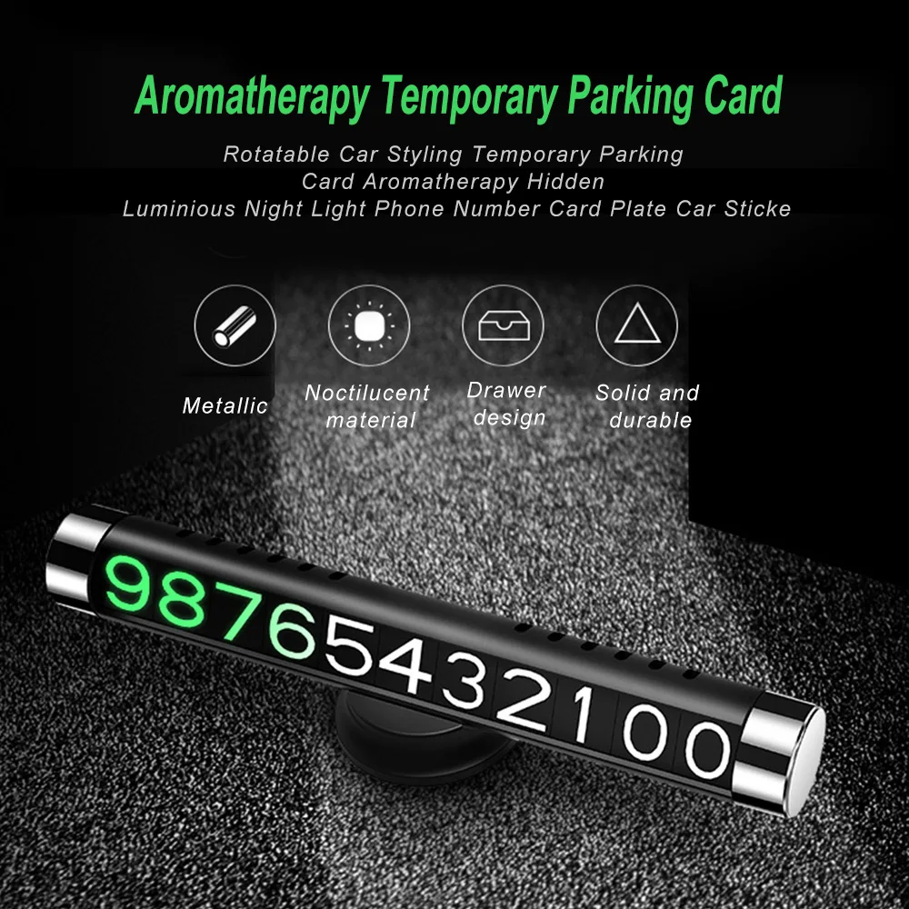 Вращающийся стайлинга автомобилей временная парковка карта ароматерапия