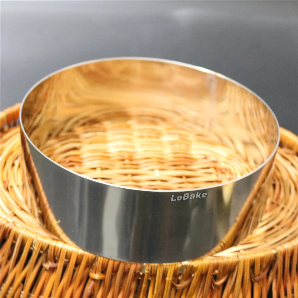 Круглая форма из нержавеющей стали для мусса 6 дюймов|mold for|cheese moldcircle mousse ring |